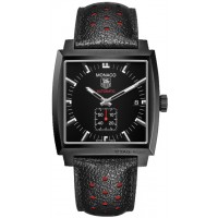 Tag Heuer Monaco Calibre 6 Men's Black Dial Watch WW2119-FC6338 Tag Heuer Monaco Calibre 6 Men's Black Dial Watch WW2119-FC6338